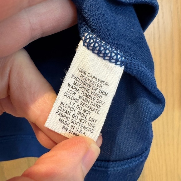 Patagonia Capilene Long Sleeve Pullover Layering Classic / small / blue - Picture 6 of 9